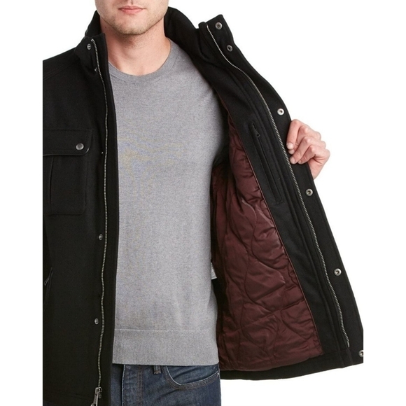 Cole Haan Signature Wool Blend Coat - Picture 3 of 10